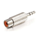 C2G 40637 3.5mm Stereo Male to RCA Mono Female Audio Adapter
