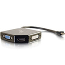 C2G 54341 Mini DisplayPort to HDMI, DVI or VGA Adapter Converter