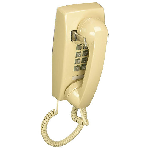 Cortelco 255444-MBA-27M Single-Line Corded Wall Phone (Ash/Refurbished)