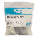 ICC Category 5e Jack (25 Pack) (White)