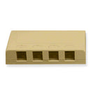 ICC Elite Surface Mount Box 4-Port (Ivory)