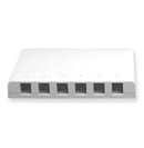 ICC Elite Surface Mount Box 6-Port (White)