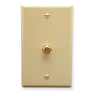 ICC Wall Plate CATV, Single Gang (Ivory)