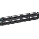 ICC Category 5e 48-Port Patch Panel (Black)