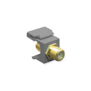 ICC IC107B5GGY F-Type Gold Plated Modular Connector (Gray)
