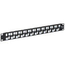 ICC IC107BE241 24-Port Patch Panel, Black, EZ, 1 RMS
