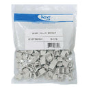 ICC IC107BNVWH Blank Module, 100-Pack (White)