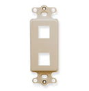ICC IC107DI2 2-Port Decorex Insert (Ivory)
