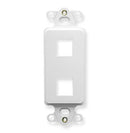 ICC IC107DI2 2-Port Decorex Insert (White)