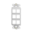 ICC IC107DI6 6-Port Decorex Insert (White)