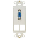 ICC IC107DR2WH 2-Port Decorex Insert RGB / VGA (White)