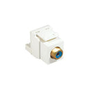 ICC IC107L8GWH RCA IDC Modular Connector with Blue Insert (White)