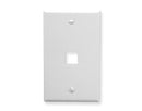ICC IC107LF1 1-Port Oversized Faceplate (White)