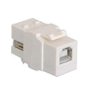 ICC IC107UABWH A to B Female to Female USB Modular Connector (White)