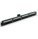 ICC ICMPP024T2 24-Port Telco Patch Panel 6P2C (Black)