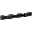 ICC ICMPP24CP5 24-Port Cat5e Feed Through Patch Panel, 1 RMS