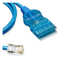 ICC ICPCSA03BL Cat 5e 110-8P8C 3FT Patch Cord, T568A (Blue)