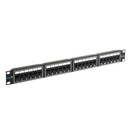 ICC Category 5e 24-Port Patch Panel (Black)