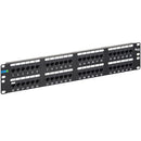 ICC Category 6 48-Port Patch Panel (Black)