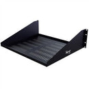 ICC 15" Deep Single Vented Rack Shelf, 3 RMS (Black)