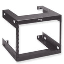 ICC Wall Mount Rack, 8 RMS (Black)