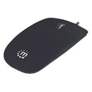 Manhattan 177658 USB Optical Mouse with Scroll Wheel (Black)