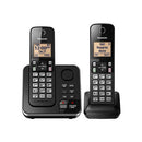 Panasonic KX-TGC362B DECT 6.0 Expandable Cordless Phone System with 2 Handsets