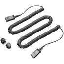 Plantronics 40711-01 10ft Quick Disconnect to Quick Disconnect Coil Extension Cable HP 920P2AA