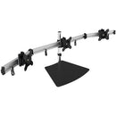 SIIG CE-MT2111-S1 13 inch to 27inch Easy-Adjust Triple Monitor Desk Stand