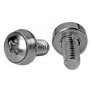 StarTech CABSCREWSM6 M6 Mounting Screws for Server Rack, 50 Pack (Steel)