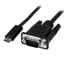 StarTech CDP2VGAMM1MB 3 ft USB-C to VGA Adapter Cable