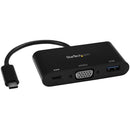 StarTech CDP2VGAUACP USB-C to VGA Multifunction Adapter with Power Delivery and USB-A Port