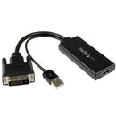 StarTech DVI2HD DVI-D to HDMI Video Adapter Converter 1080P with USB Power and Audio