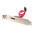 StarTech ESATAPLATE1 1-Port SATA to eSATA Slot Plate Bracket