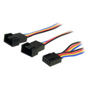 StarTech FAN4SPLIT12 12in 4-Pin Computer Fan Power Splitter Cable