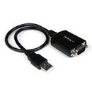 StarTech ICUSB232PRO 1 ft USB to RS232 Serial DB9 Adapter Cable with COM Retention