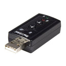 StarTech ICUSBAUDIO7 Virtual 7.1 USB Stereo Audio Adapter External Sound Card