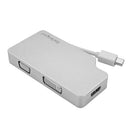 StarTech MDPVGDVHD4K 3-in-1 Travel A/V Adapter Mini DisplayPort to VGA DVI or HDMI Converter