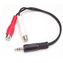 StarTech MUMFRCA 6 inch 3.5mm Stereo Audio Cable Male to 2x RCA Female