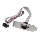 StarTech PLATE9M16LP 16 inch 1-Port DB9 Serial Port Low Profile Bracket
