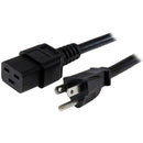 StarTech PXT515C19143 3ft 5-15P to C19 Computer Power Cord