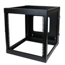 StarTech RK1219WALLOH 12U Hinged Open Frame Wall Mount Server Rack