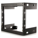 StarTech RK812WALLO 8U Open Frame Wall Mount Equipment Rack
