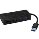 StarTech ST4300MINI 4-Port Mini USB 3.0 Hub with Power Adapter