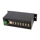 StarTech ST7200USBM Mountable 7-Port Rugged Industrial USB Hub