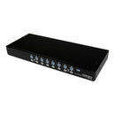 StarTech SV1631DUSBUK 16-Port 1U Rackmount USB KVM Switch with OSD and Cables