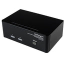 StarTech SV231DDVDUA 2-Port DVI VGA Dual Monitor KVM Switch USB with Audio and USB 2.0 Hub