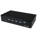 StarTech SV431DPU3A2 4-Port DisplayPort USB 3.0 KVM Switch
