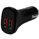 StarTech USB2PCARBKS Dual Port USB Car Charger (Black)