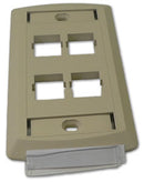 Suttle 4 Outlet Faceplate (White)